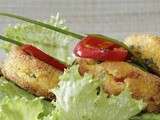 Croquettes de pommes de terre aux poivrons