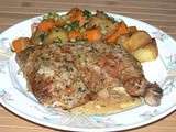 Cuisse de poulet marinée à la moutarde
