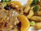 Filet mignon à la sauce mandarine