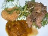 Filets de lotte marinés au vin blanc