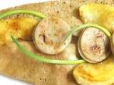 Galette au boudin blanc et aux pommes