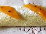 Gateau roulé à la mangue
