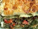 Lasagnes aux épinards et foie d'agneau