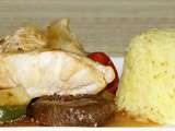 Lotte aux saveurs orientales