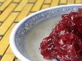 Oignons confits aux sirops de grenadine et bissap