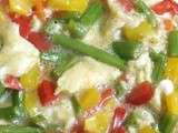Omelette aux petits légumes