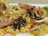 Paella au boulgour