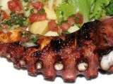Poulpe grillé