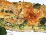 Quiche aux brocolis et poulet