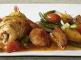 Ragout de sole farcie de crevettes