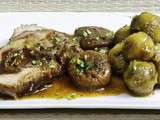 Rôti de porc farci aux figues sèches