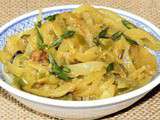 Sauce oignons, poivrons et raisins secs