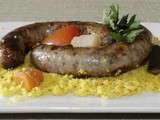 Saucisses à l'oignon
