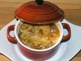 Soupe de poissons gratinée