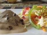 Tournedos à la crème au poivre vert