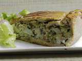 Tourte au roquefort et chou chinois