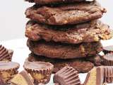 Biscuits au chocolat, beurre d’arachides et Reese