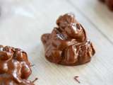 Bouchées d’arachides au chocolat (4 ingrédients)