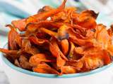Chips santé aux carottes