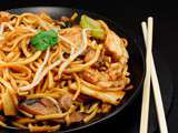 Chow mein au poulet