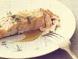 Filet de saumon au miel et à la moutarde