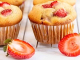 Muffins aux fraises et bananes
