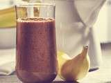 Smoothie à la banane et chocolat