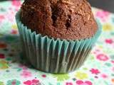 Muffins choco fruits secs et raisins secs par Séverine
