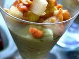 Apero dinatoire de l’automne chic et economique – verrine avocat-poires, cookies chevre – samoussa moule- torsadee, bref en veux tu en voila