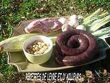 Arros al forn ou riz au four aux cardons et aux boudins noirs de flor