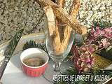 Benoitons aux cereales et aux fruits secs & mousse au foie de veau