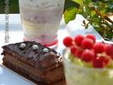 Brownie michoko de Christophe michalak & creme facon smothie aux carambars