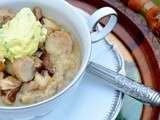 Cappucino au parfum forestier, soupe ou veloute de cepes avec sa quenelle safrannee et qui a dit que l’automne est une saison triste