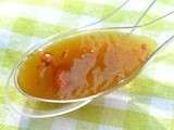 Confiture de prunes vertes sauvages cevenoles aux zestes de citron vert confit & aux fruits secs pralines