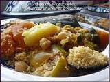 Couscous au poisson (merou, tacaud et congre)