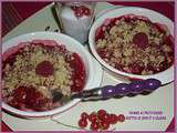 Crumble aux fruits rouges