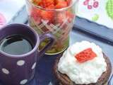 Cupcakes light sans beurre ni reproche, ca tombe bien c’est de saison de manger allegé, non
