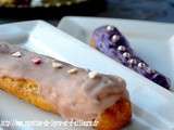 Eclairs inratables, trucs et astuces, clementines-vanille-cafe ou violette vous avez tous les choix
