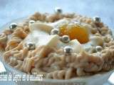 Escalade gourmande du mont-blanc (creme-vermicelle-chantilly aux marrons) et joyeux noel