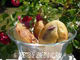 Financiers au nougat-cerises de mr eric sapet