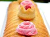 Gateau a l’ananas (pineapple cake) sorbet cerises – confit de mures & la couleur des sentiments