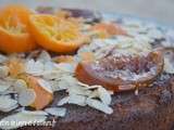 Gateau a la farine de maïs et a la clementine confite