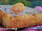 Gateau au yaourt a la polenta et mandarine et the aux epices de noel