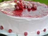 Gateau aux fruits rouges – dacquoise creme chantilly et meringue