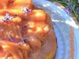 Gateau aux peches caramelisees de Marie-Claude sulpice ou bon sang ne saurait mentir