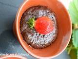 Gateau chocolat au micro-ondes, deux minutes et demie de cuisson plus rapide ca n’existe pas
