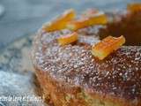 Gateau d’hiver aux noisettes et a l’orange et smoothie a la mangue