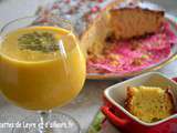 Gateau sec d’isabelle et son coulis aux fruits exotiques