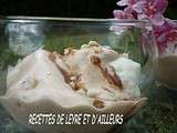 Glace onctueuse au yaourt pralin maison o’ cacahuetes & coulis au mars