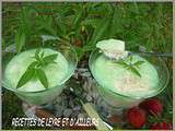 Mousse a la peche blanche & verveine citronnelle
